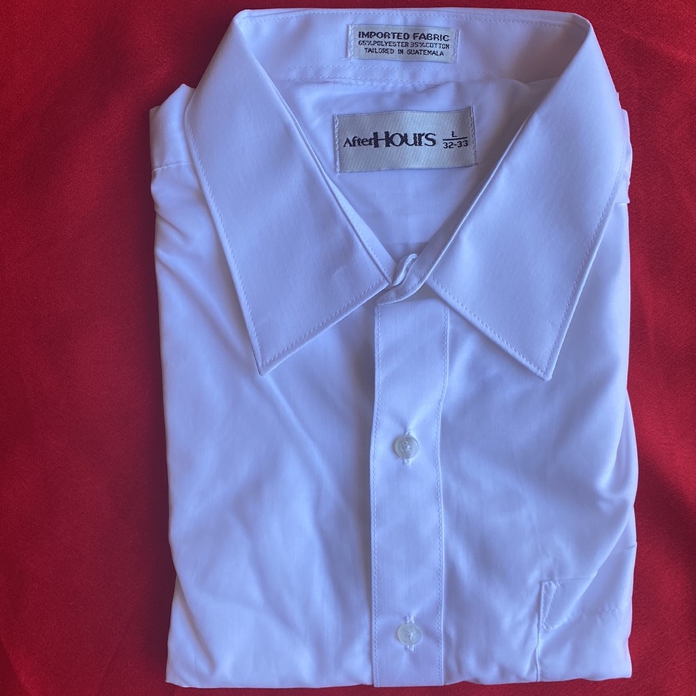 Brand new L-3 After Hours tuxedo shirt white for men